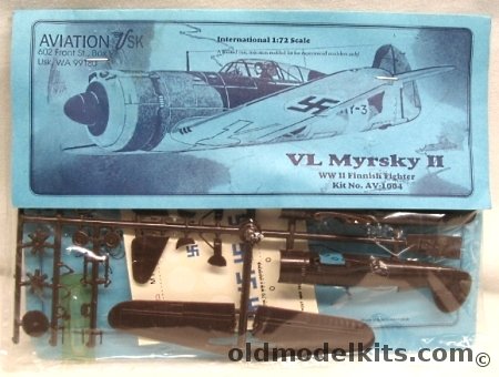 AV USK 1/72 VL Myrsky II - Finnish Air Force - Bagged, AV1004 plastic model kit